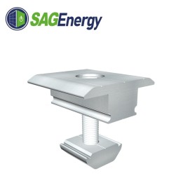Abrazadera intermedia ajustable