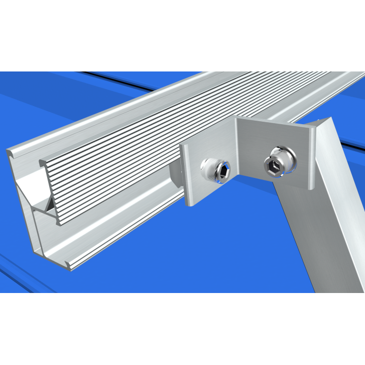 Soporte trasero para rieles ajustable (15/30º)